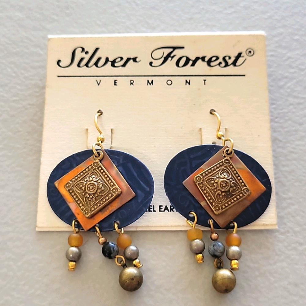 Silver Forest Vermont earrings